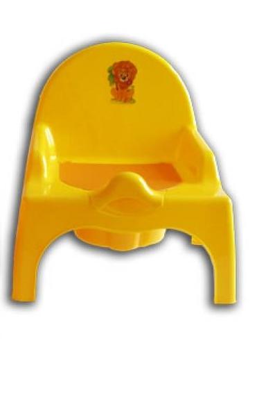 C138Ж Горшок - стульчик детский туалетный, желтый, 9 шт/кор, Россия
