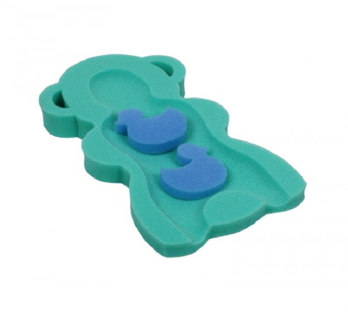 1929 Матрасик для купания малыша "Чистюля", зеленый