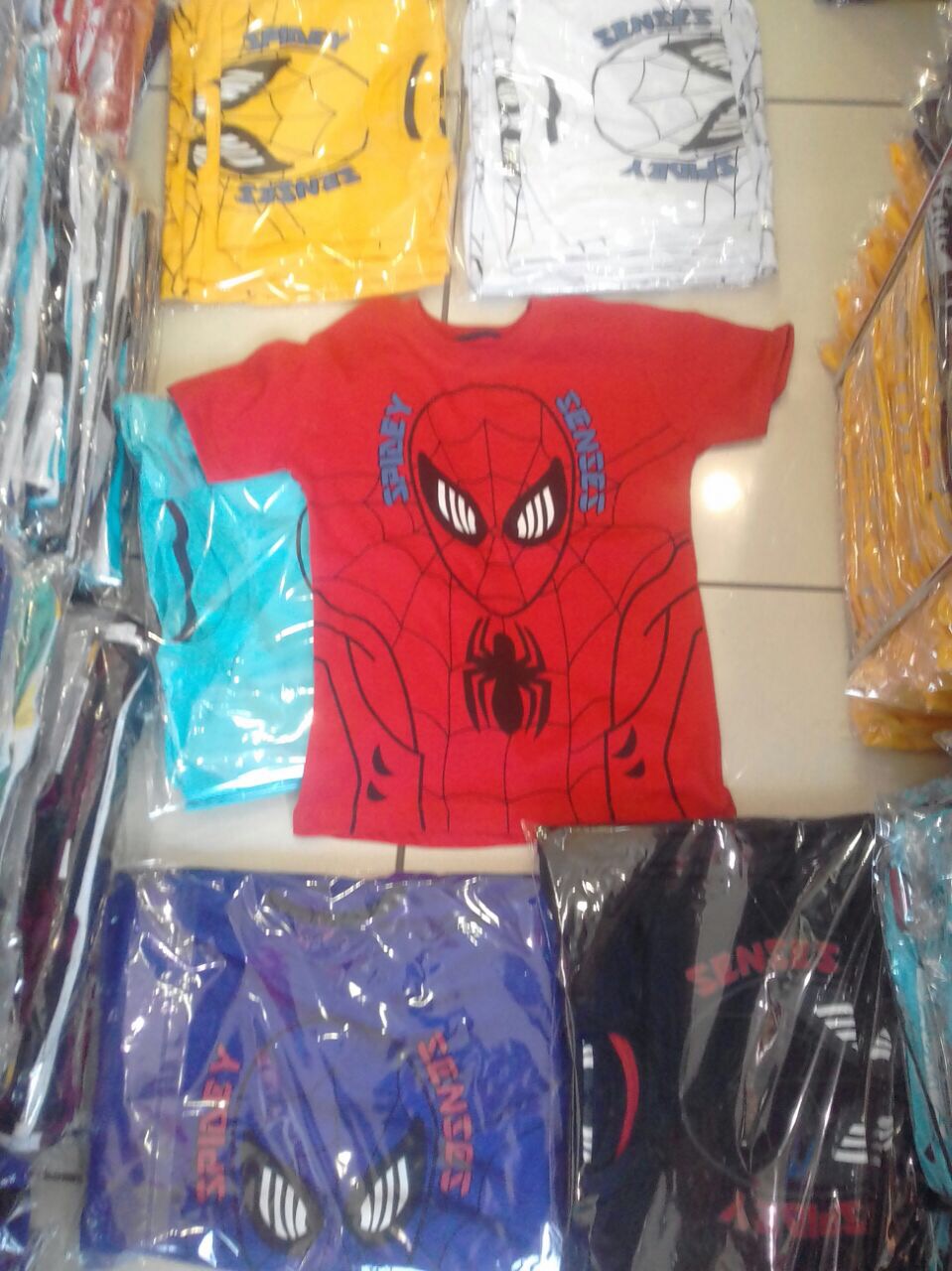 Т7667Ж Футболка для мальчика желтый 2-10лет (5шт/уп)