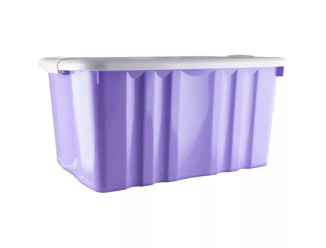 C301Сир Ящик для игрушек на колёсах  600*400*300, (сиреневый) 4 шт/кор, Россия    НОВИНКА !