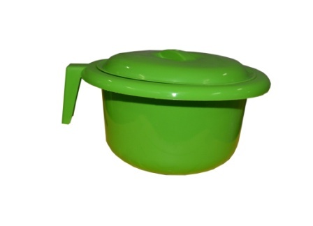 6309Сал Горшок детский туалетный с крышкой, (салатовый)30 шт/кор, Россия