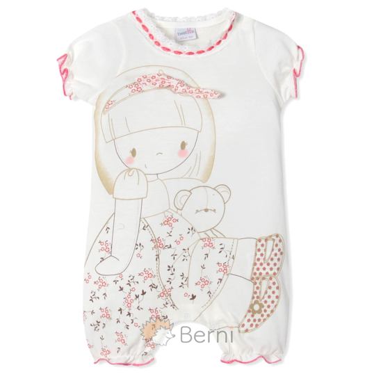 Т136074Р Песочник для девочки, цвет розовый,  3-6-9мес.