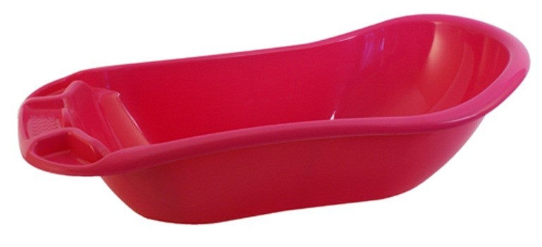 12004К Ванна детская "ФАВОРИТ" большая (красная), со сливом 55 л., (5шт/уп),  Турция   НОВИНКА !