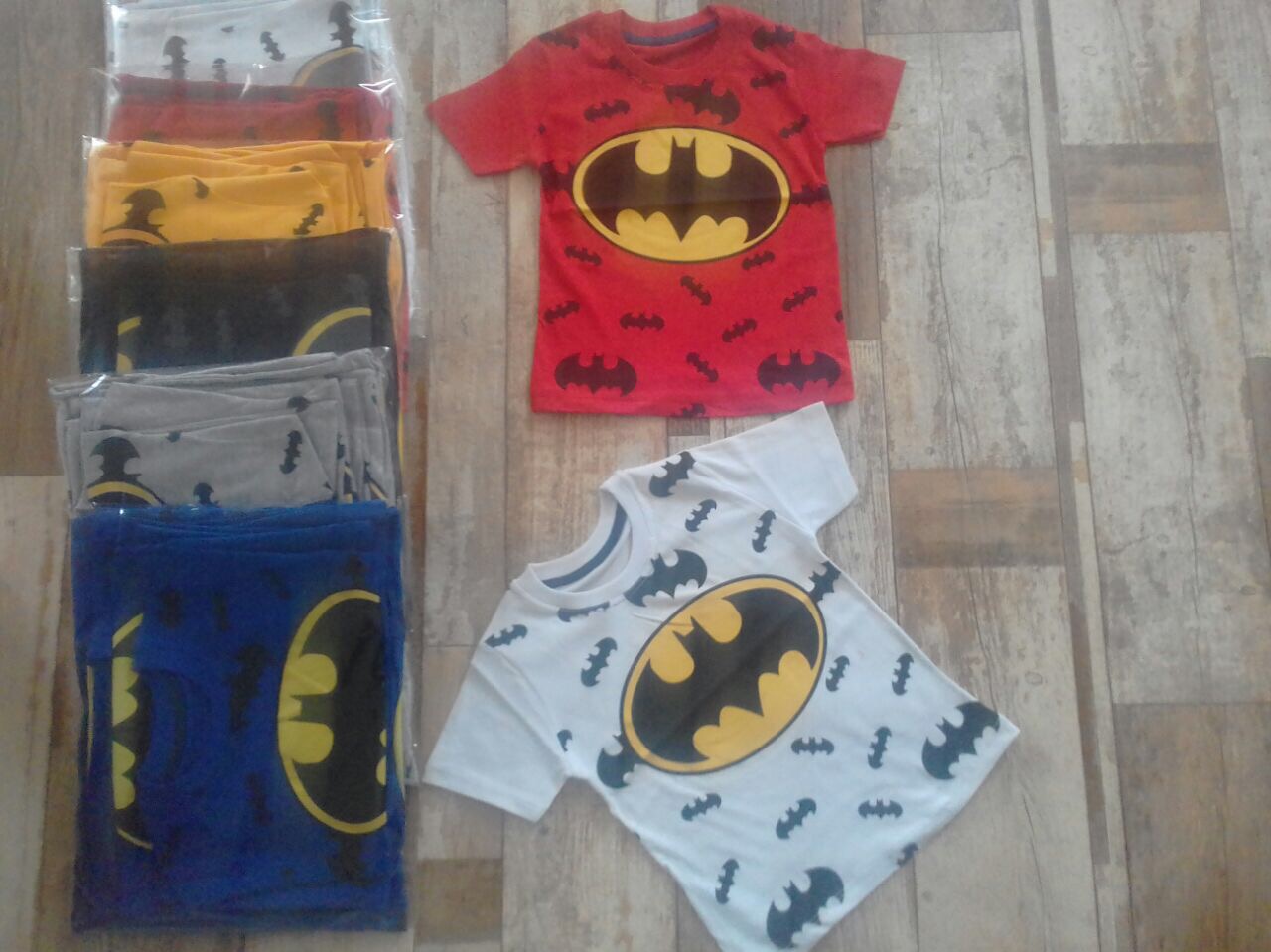 Т7663Ж Футболка для мальчика желтый 2-10лет (5шт/уп)