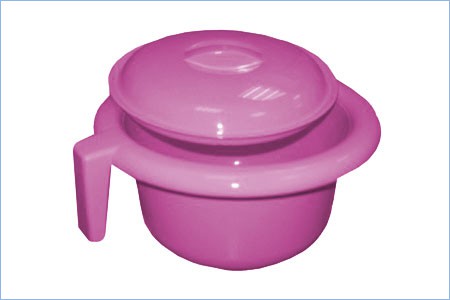 6309Р Горшок детский туалетный с крышкой, (розовый)30 шт/кор, Россия