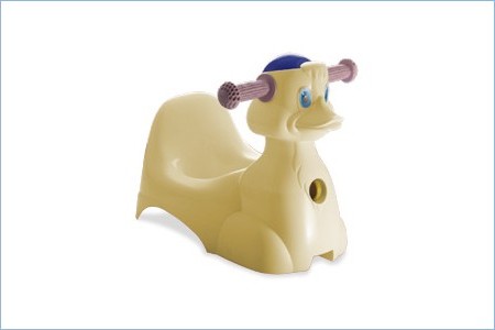 ПЦ2714Ж Горшок - игрушка детский  "Уточка",  (желтый), 5 шт/кор., Россия