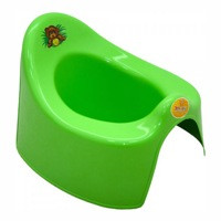 C173З Горшок детский туалетный "Малыш" с аппликацией, зеленый, 30 шт/кор.