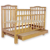 З/4Св Кровать детская "Золушка 4" (светлый) 00, маятник попер.,ящик,автоспинка, 2 уров.ложа Новинка!