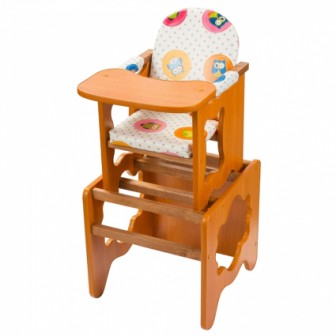 C0534/3 СТУЛ-СТОЛ "Премьер" (светлый) СМЕШАРИКИ, ламинир.стол., чехол пропит, дуб/бук